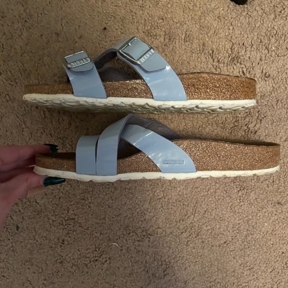 Light Blue Birkenstock Sandals - Picture 3 of 5